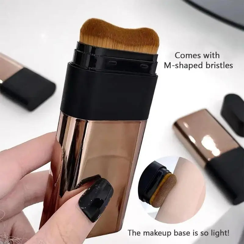 2-In-1 Concealer Foundation Stick Waterproof Sweatproof Full-Coverage Heavy-Duty Concealer Suitable For Skin Types(Dry, Oily)