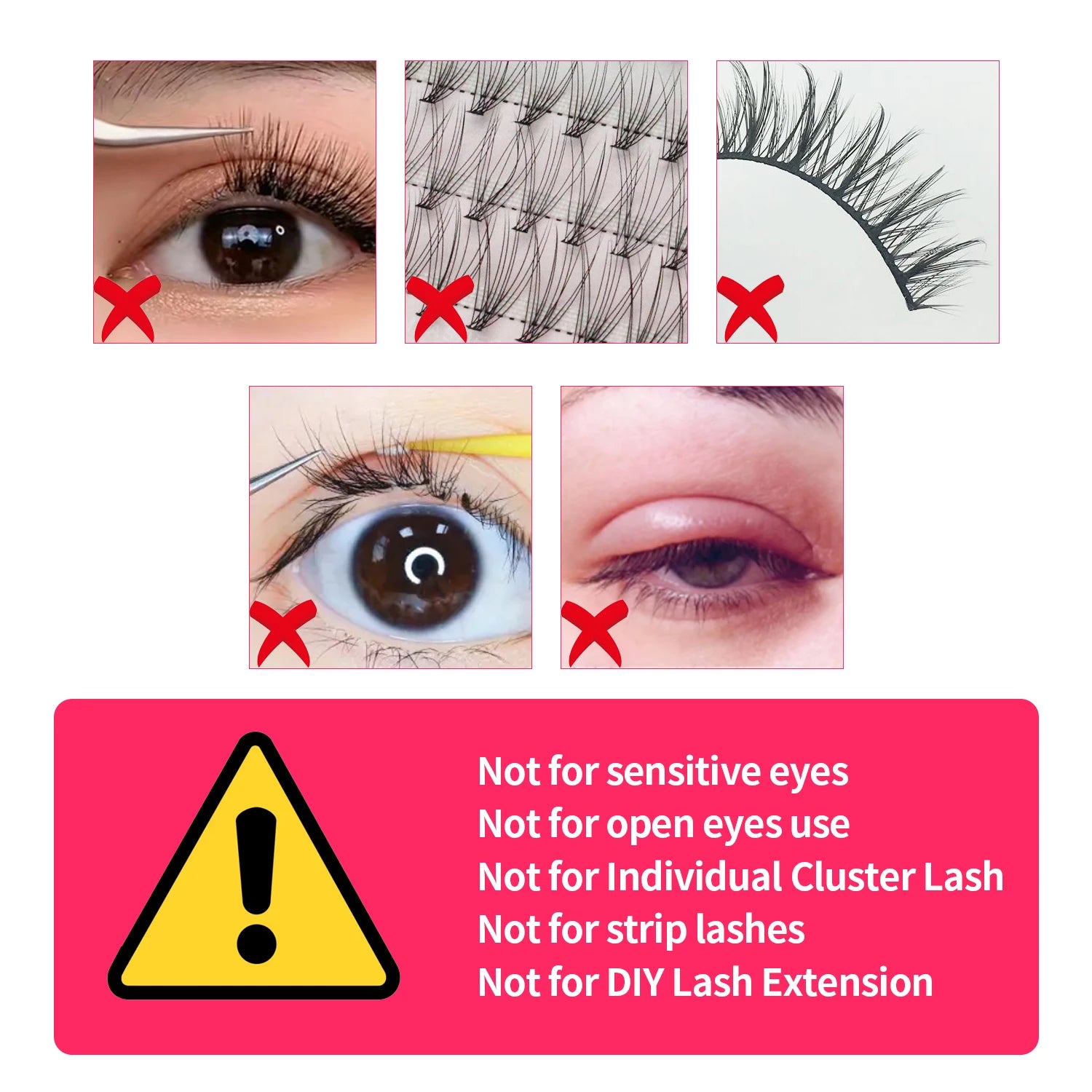 VEYES INC Eyelash Extension Glue 0.5-1 Sec Drying (0.17fl.oz / 5ml) Up to 8 Weeks Retention Adhesive Salon Use for Lash Tech