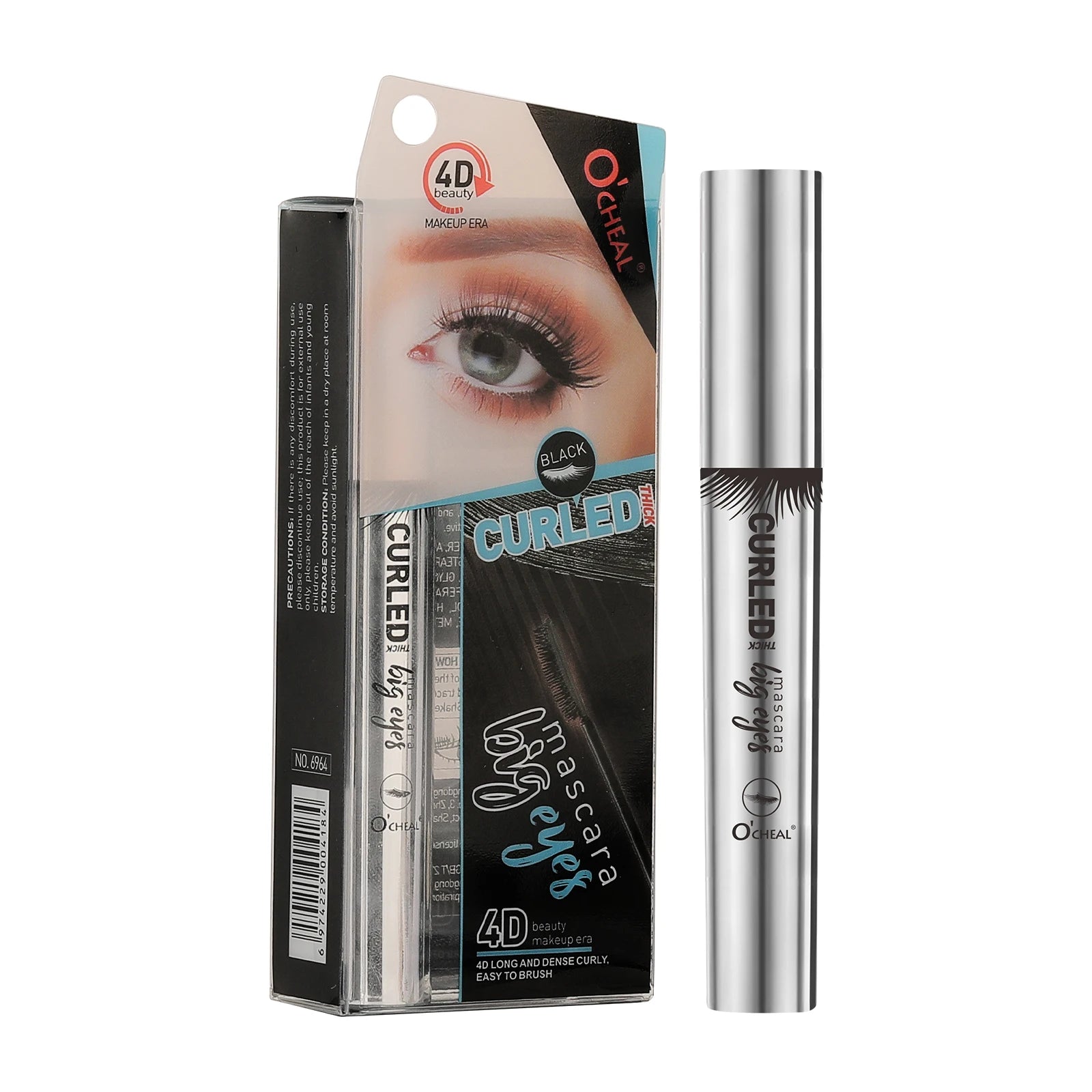 Ocheal Extension Dense Volumizing Mascara Lengthens Eyelashes Long Lasting Waterproof Natural Quick Drying Lashes Female Makeup