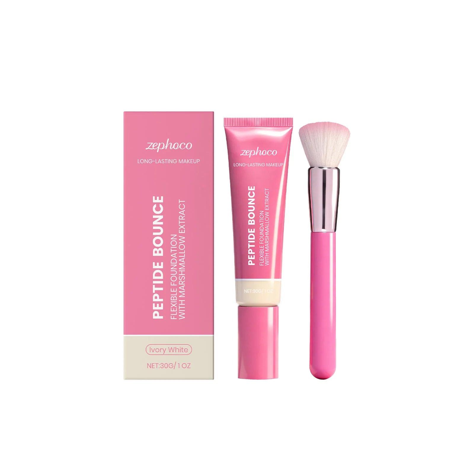 Facial Liquid Foundation Oil Control Waterproof High Coverage Moisturizing Lasting Hold Blemish Cover Base Foundation Cream
