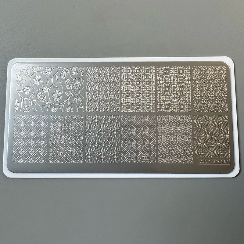 XMQ STAMPING NAIL PLATES FLOWERS TEMPLATES TOOLS
