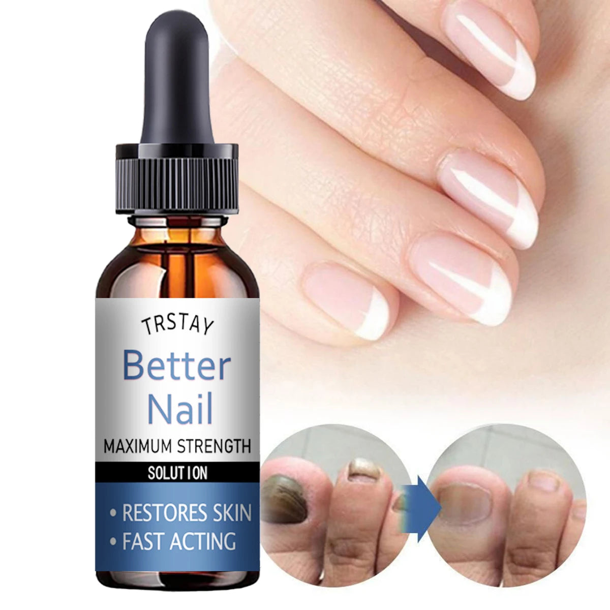 TRSTAY 50ml Nail Cuticle Nutrient Oil Nourishes and Repairs Damaged Nails Moisturizing Strengthens and Brightens Nail Care