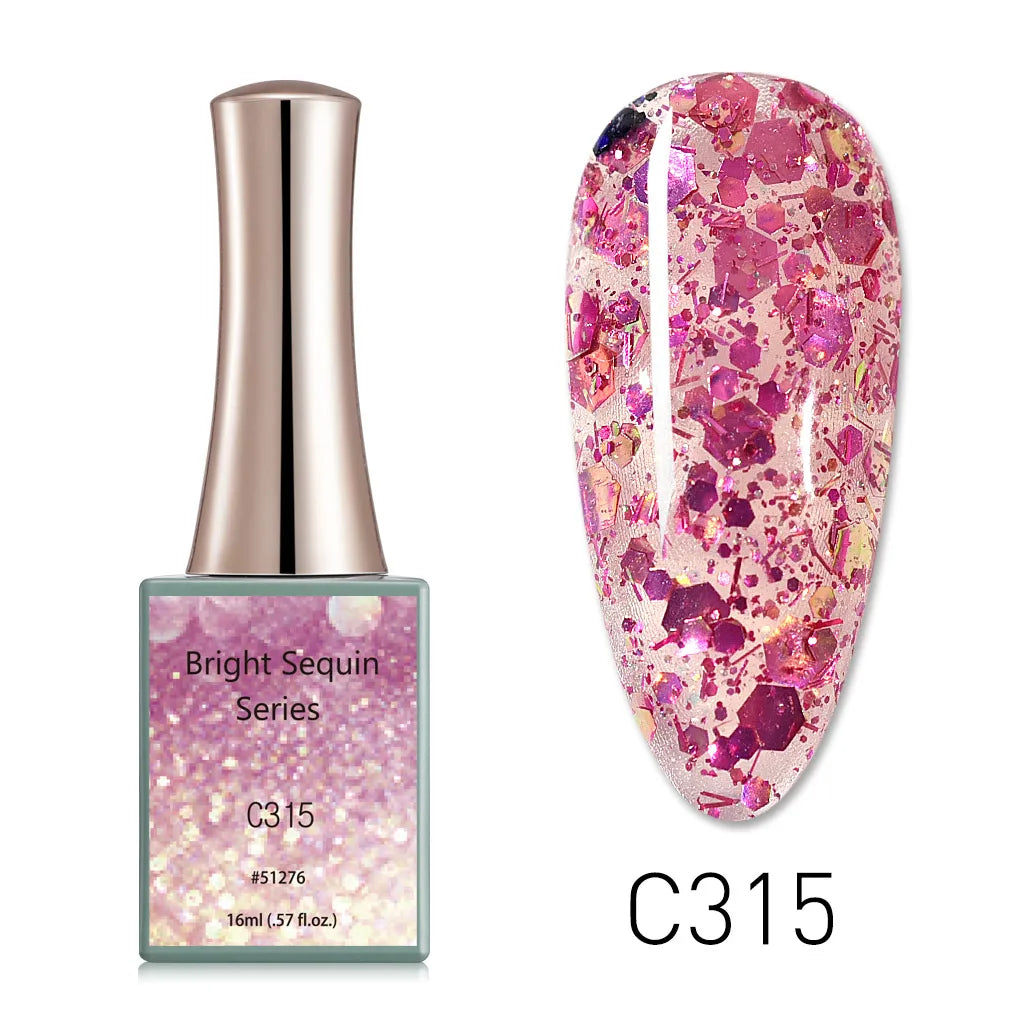 Canni Jelly Pink Nail Gel Polish French Nail Nude Color Gel Varnish Long Wear Diamond No Wipe TopCoat Nail Manicure Nail Lacquer