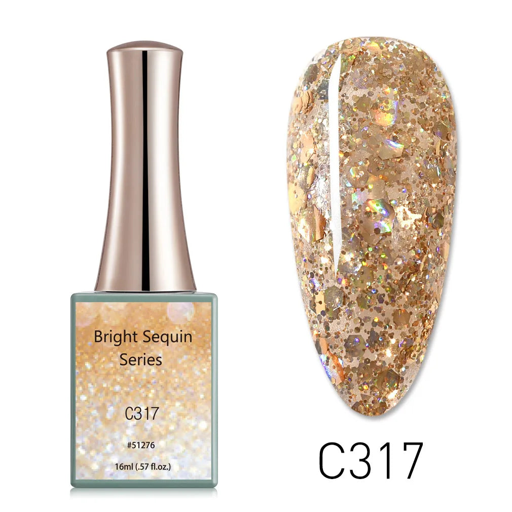 Canni Jelly Pink Nail Gel Polish French Nail Nude Color Gel Varnish Long Wear Diamond No Wipe TopCoat Nail Manicure Nail Lacquer