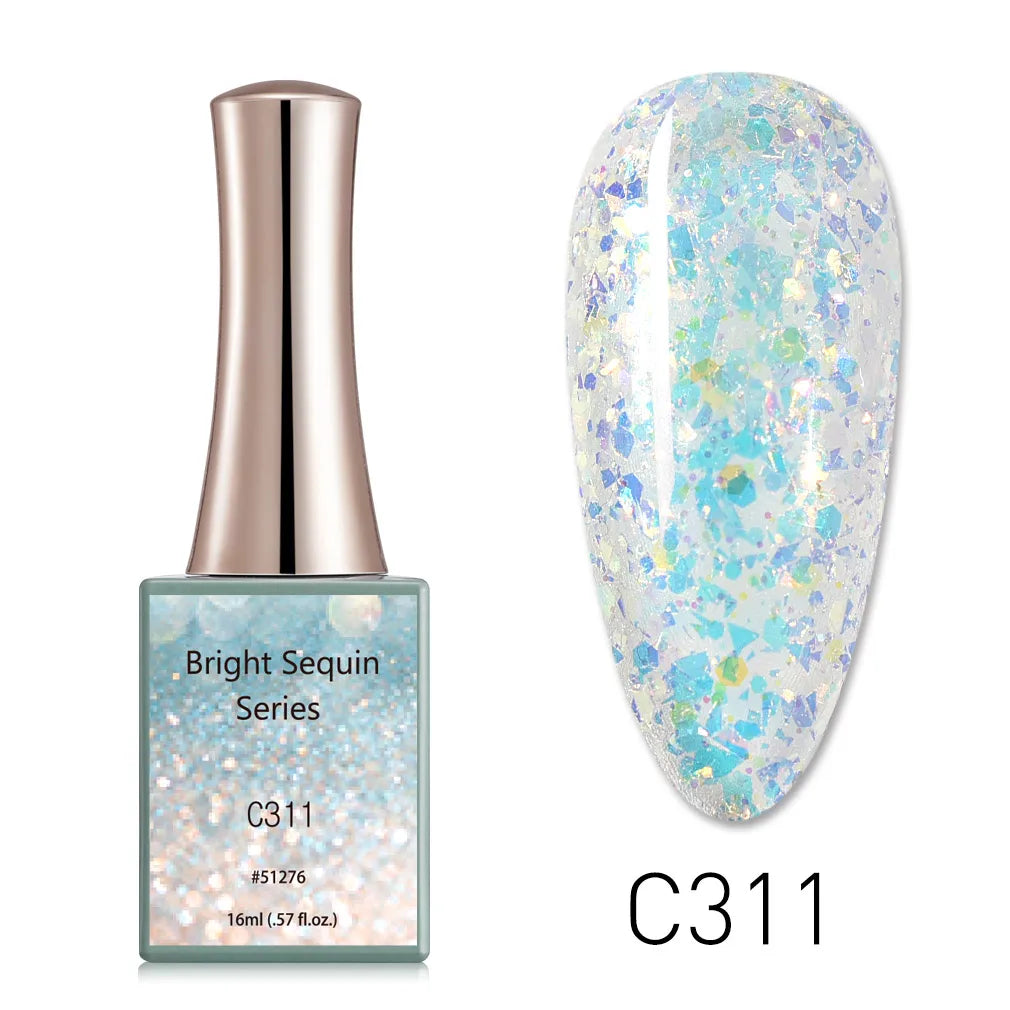 Canni Jelly Pink Nail Gel Polish French Nail Nude Color Gel Varnish Long Wear Diamond No Wipe TopCoat Nail Manicure Nail Lacquer