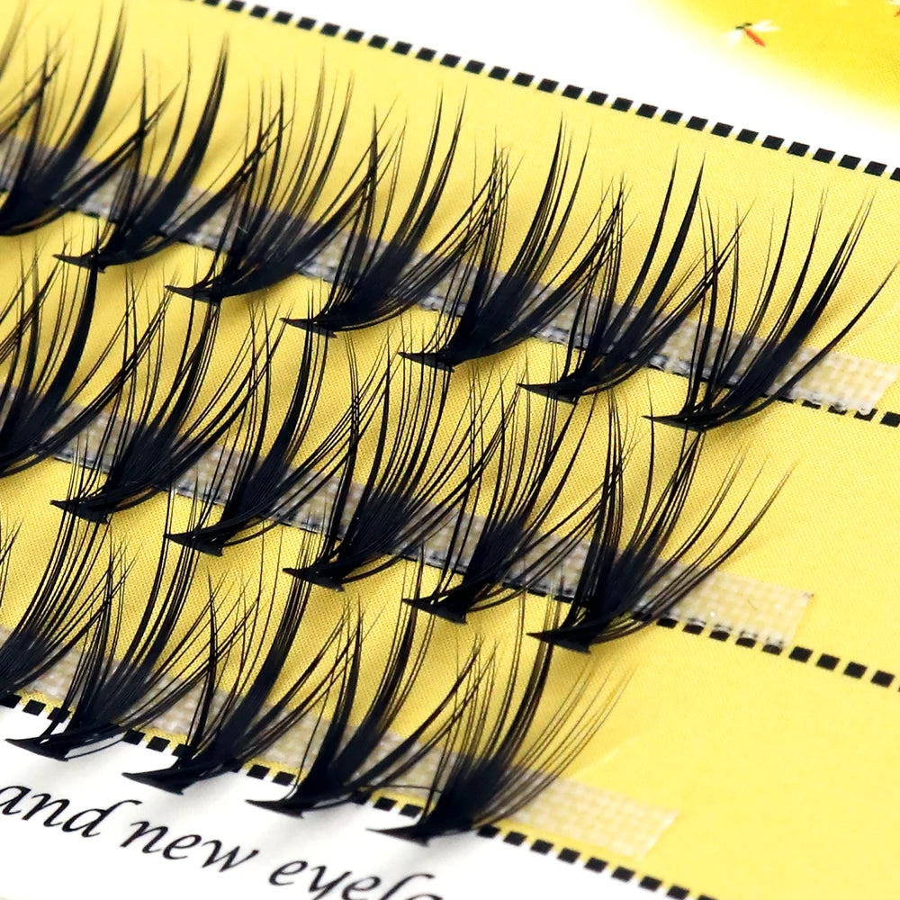 1box big capacity 60 bundles 20D eyelash extensions 0.07mm C curl mink eyelashes Individual lashes natural style Free Shipping