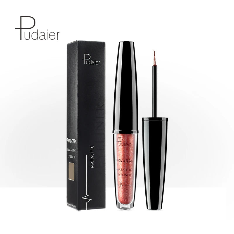 New Liquid 16 Colors Shimmer Eyeliner Gel Waterproof Long Lasting Glitter Eye Liner Makeup Gold Blue Silver Eyeliners Cosmetics