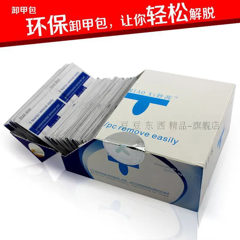 50/100Pcs Aluminium Foil Remover Wraps Nail Art Soak Off Polish Nail Removal Wraps Acrylic Nail Gel Remover Manicure Tool