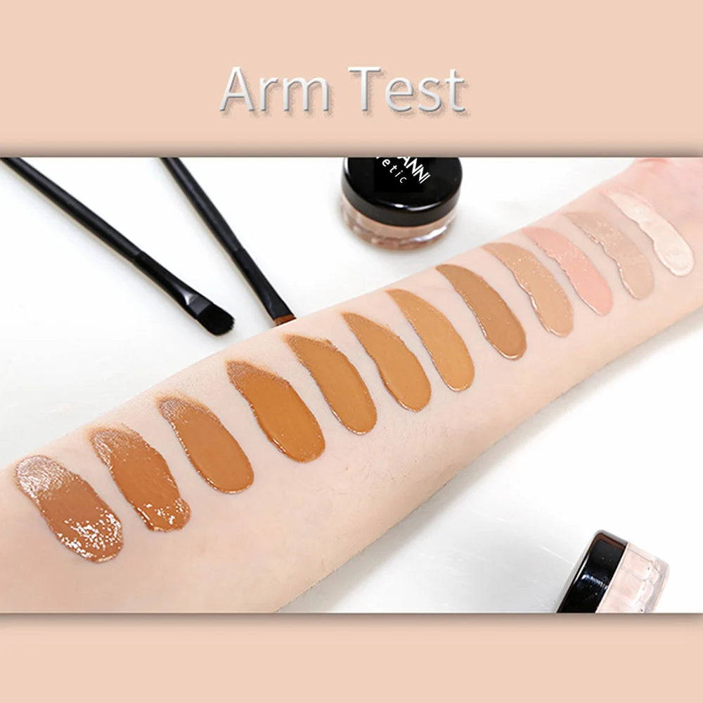 Langmanni concealer Repairing Cream Moisturizing and brightening skin tone lasting and hard to take off makeup concealer Primer