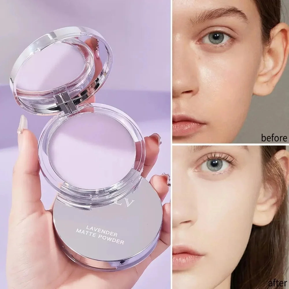 Violet Cream Setting Cream To Powder Skin-friendly Skin Natural Face Long Lasting Oil-controlling Contouring Powder Cosmetics
