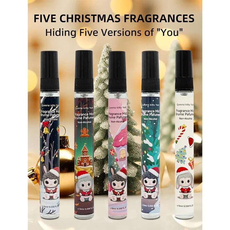 Alcohol-free Christmas Perfume Gift Box Vanilla Floral Fruity Lasting Fragrance Fresh New Type Send Friends Gift Perfume Spray