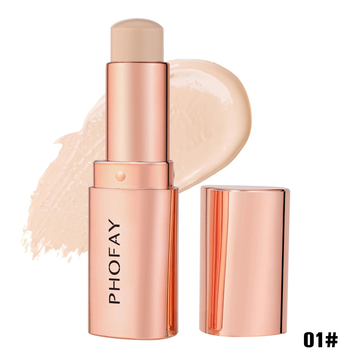 PHOFAY 1Pc Multi-purpose Contour Stick Natural Matte Highlighters Nose Shadow Cream Lasting Contouring Bronzer Face Makeup Cosme