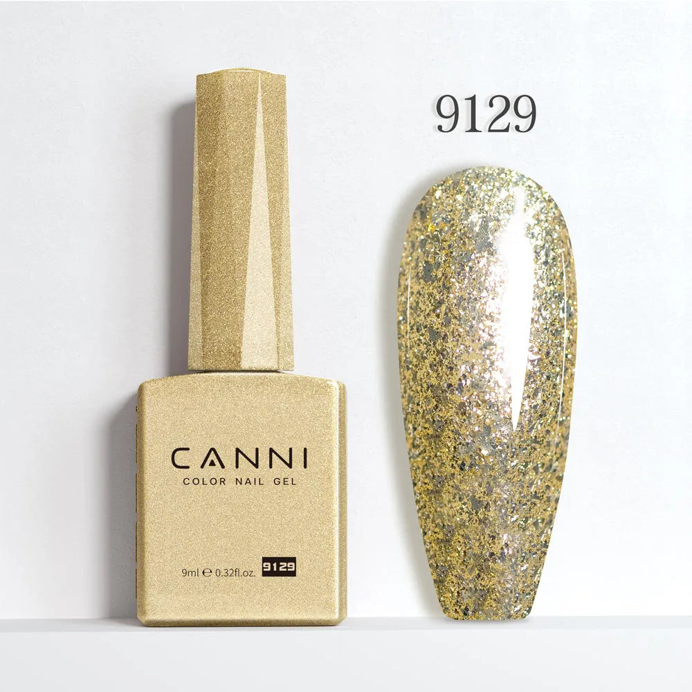 9ml CANNI HEMA/TPO FREE Nude Pink Color Nail Gel Polish Full Coverage Semi Permanent Long Wear Top Coat Venalisa Gel Varnish