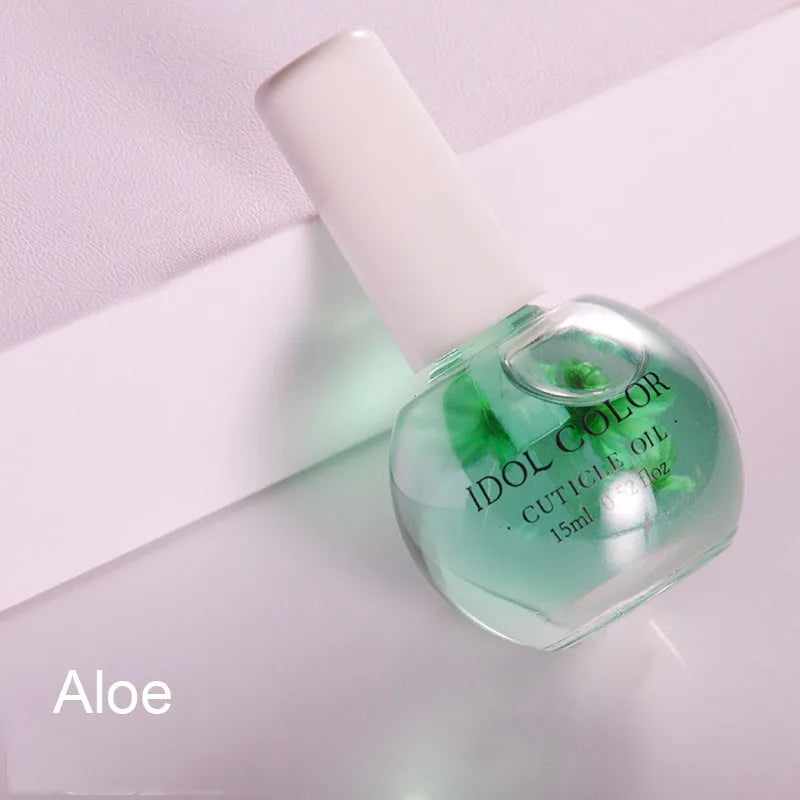 15ml Peach Nail Nutrition Oil Fruit Flower 8 Smells Nutritional Treatment Nail Cuticle Revitalizer Oil Nourish Skin -Winter Need