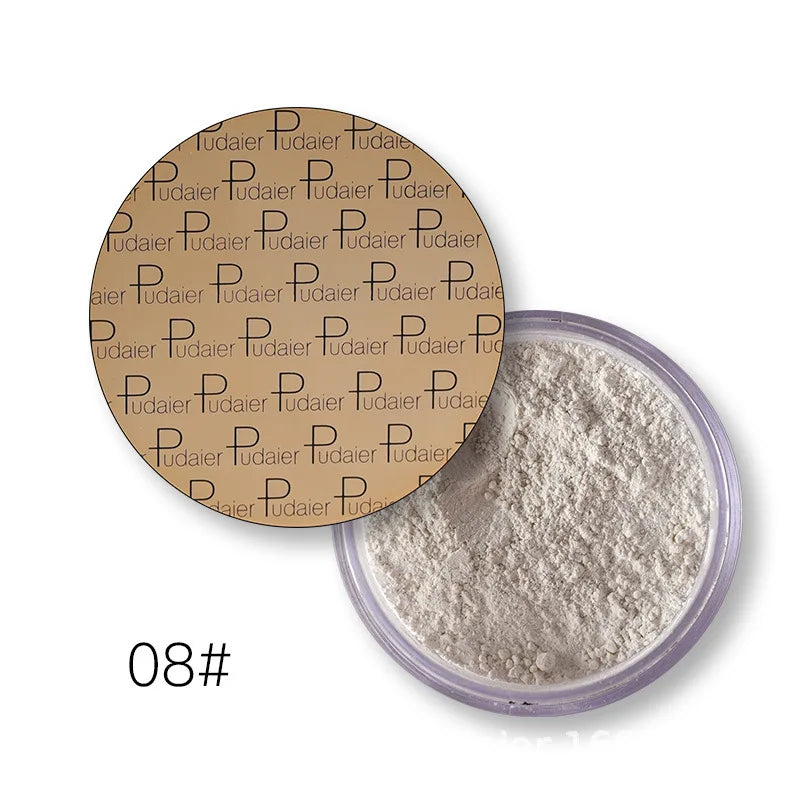8 Color Long-Lasting Oil Control Matte Loose Face Powder - Invisible, -Matte Finishing Powder For Foundation Makeup