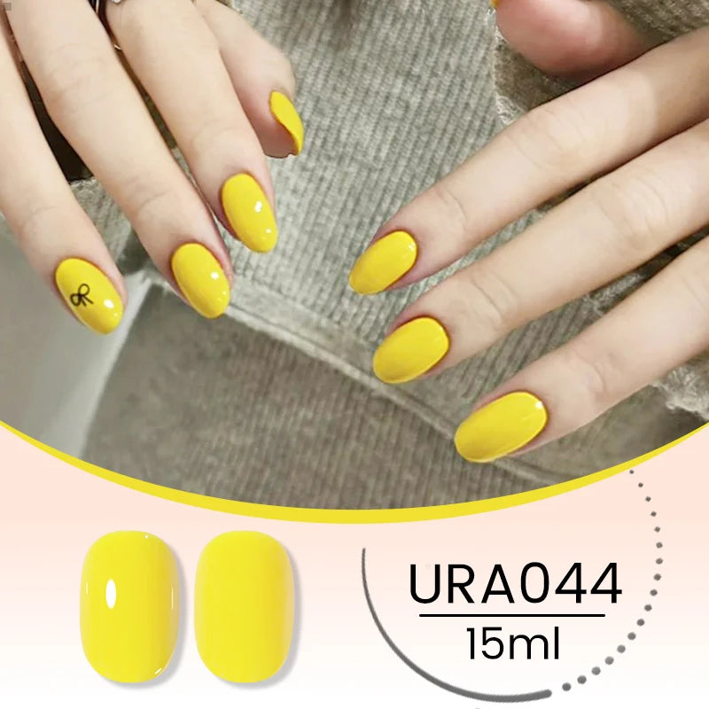 UR SUGAR 15ml Crystal Milky Jelly White Nude Gel Nail Polish Transparent Semi-permanent UV Gel Nail Art Soak Off Gel Varnish