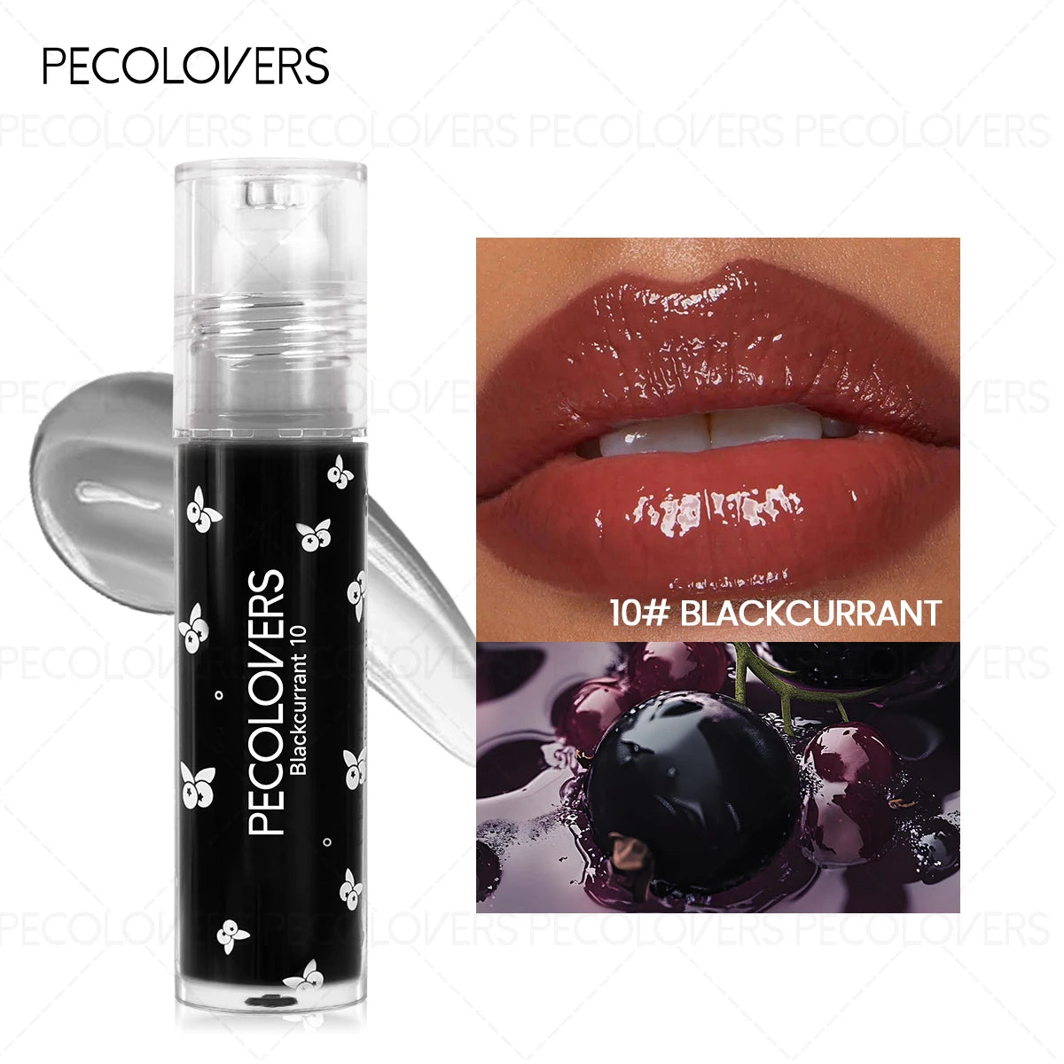 1PC Long-lasting Ball Lip Oil - High-gloss, Moisturizing, Plumps Lips, Various Options, For Charming Makeup