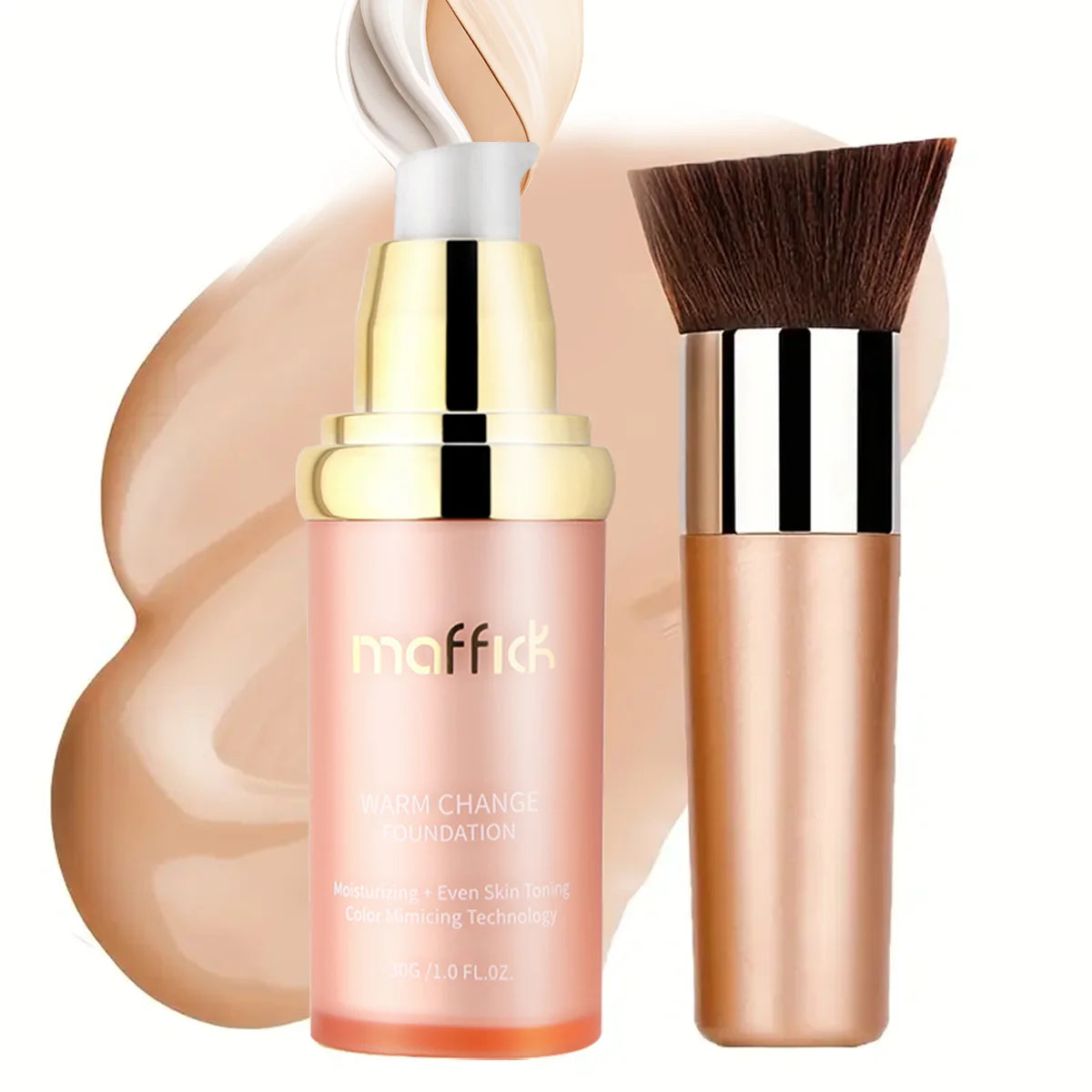 2-in-1 Liquid Foundation | Moisturizing & Concealing | Natural Finish | Suitable for All Skin Types