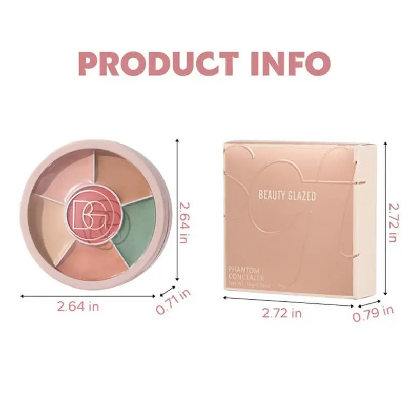 Natural Color Concealer Palette Does Not Take Off Makeup Compatible With Base Makeup Contour Concealer Palette Makeup Concealer