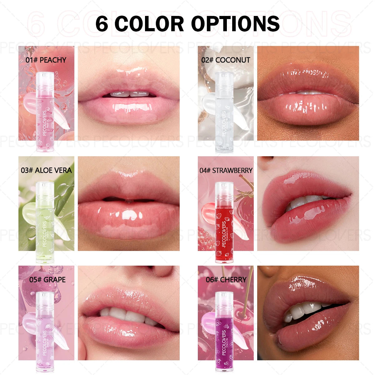 1PC Long-lasting Ball Lip Oil - High-gloss, Moisturizing, Plumps Lips, Various Options, For Charming Makeup