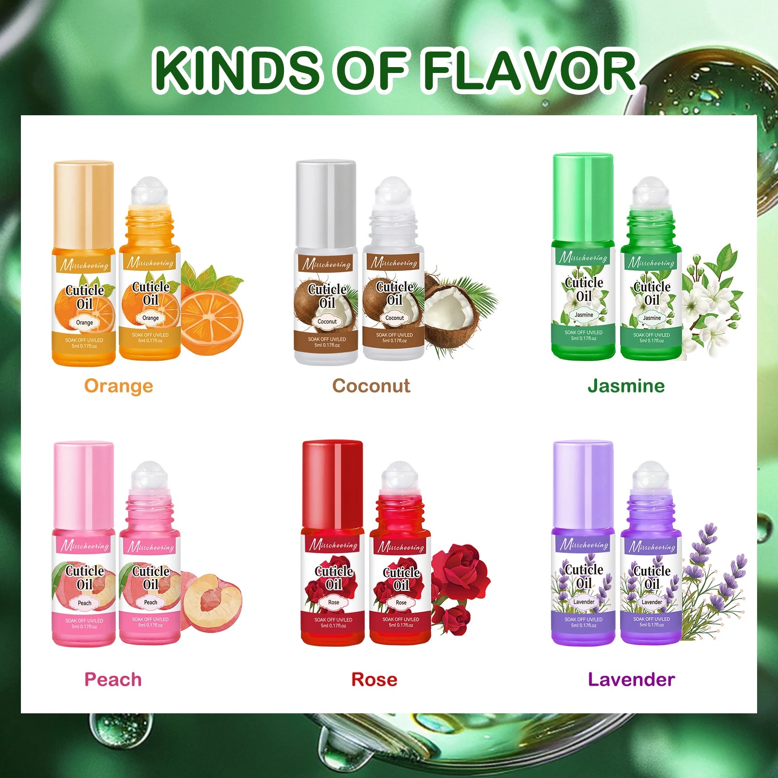 6 colors of nail care nourishing oil nail care repair damaged nails nourishing care skin rejuvenator suitable daily nail care