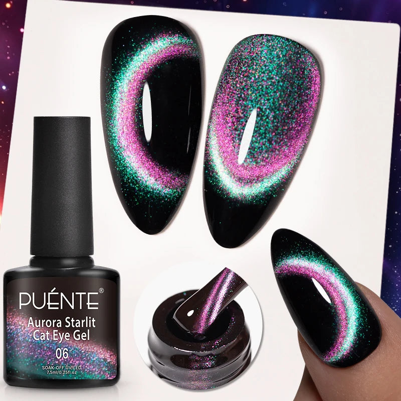 8ML Christmas Sparkling Reflective Diamond Glitter Liner Gel Nail Polish Soak Off UV Semi-Permanent Nail Art Varnish Manicure