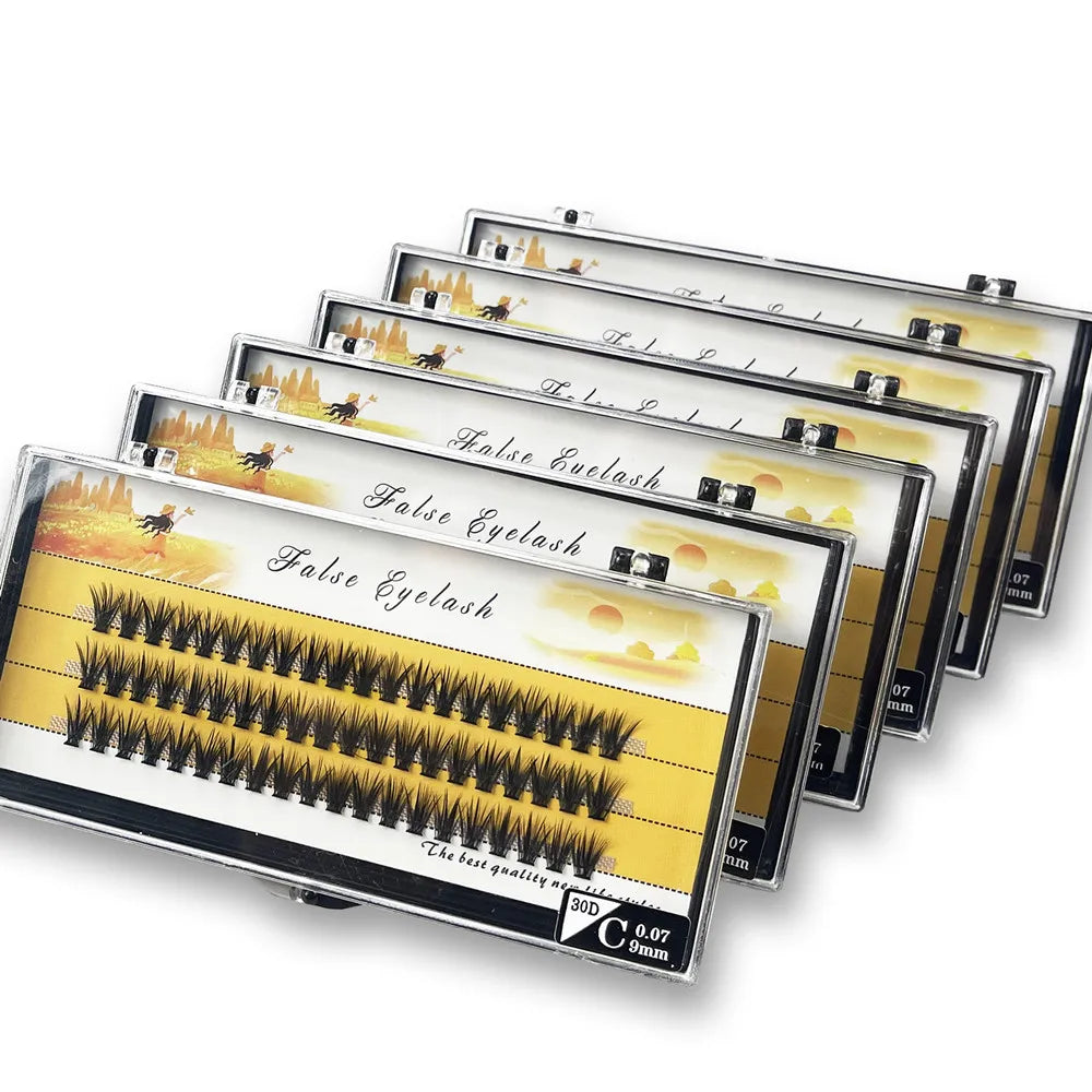 1box big capacity 60 bundles 20D eyelash extensions 0.07mm C curl mink eyelashes Individual lashes natural style Free Shipping