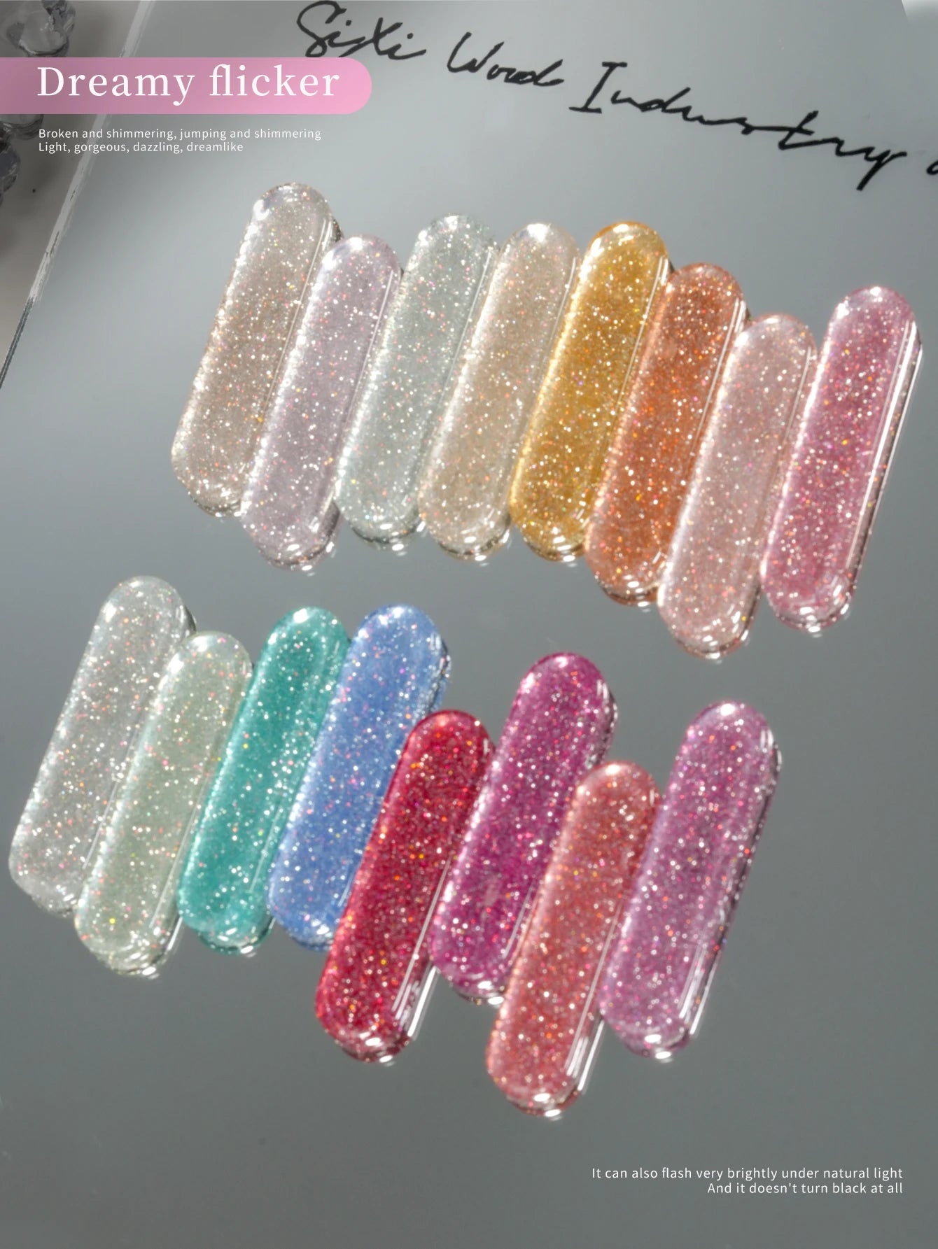 Diamond Glitter Nail Art 16 Colors 15ml Gel Nail Polish Soaking UV LED Nail Gel Salon Female Nail Art Tools Fashion