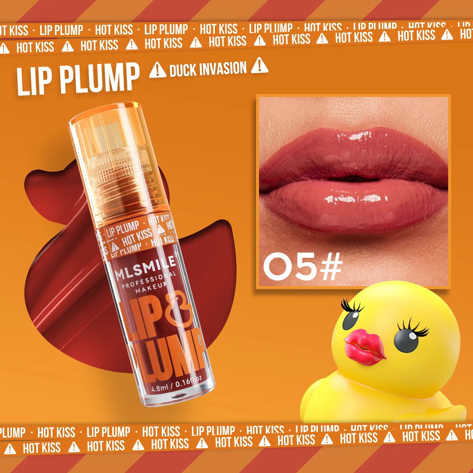 Duck Lip Plump Lip Oil Moisturizing Lip Gloss Mirror Water nature long-lasting Gloss Gloss Pearl Lip Glaze Set