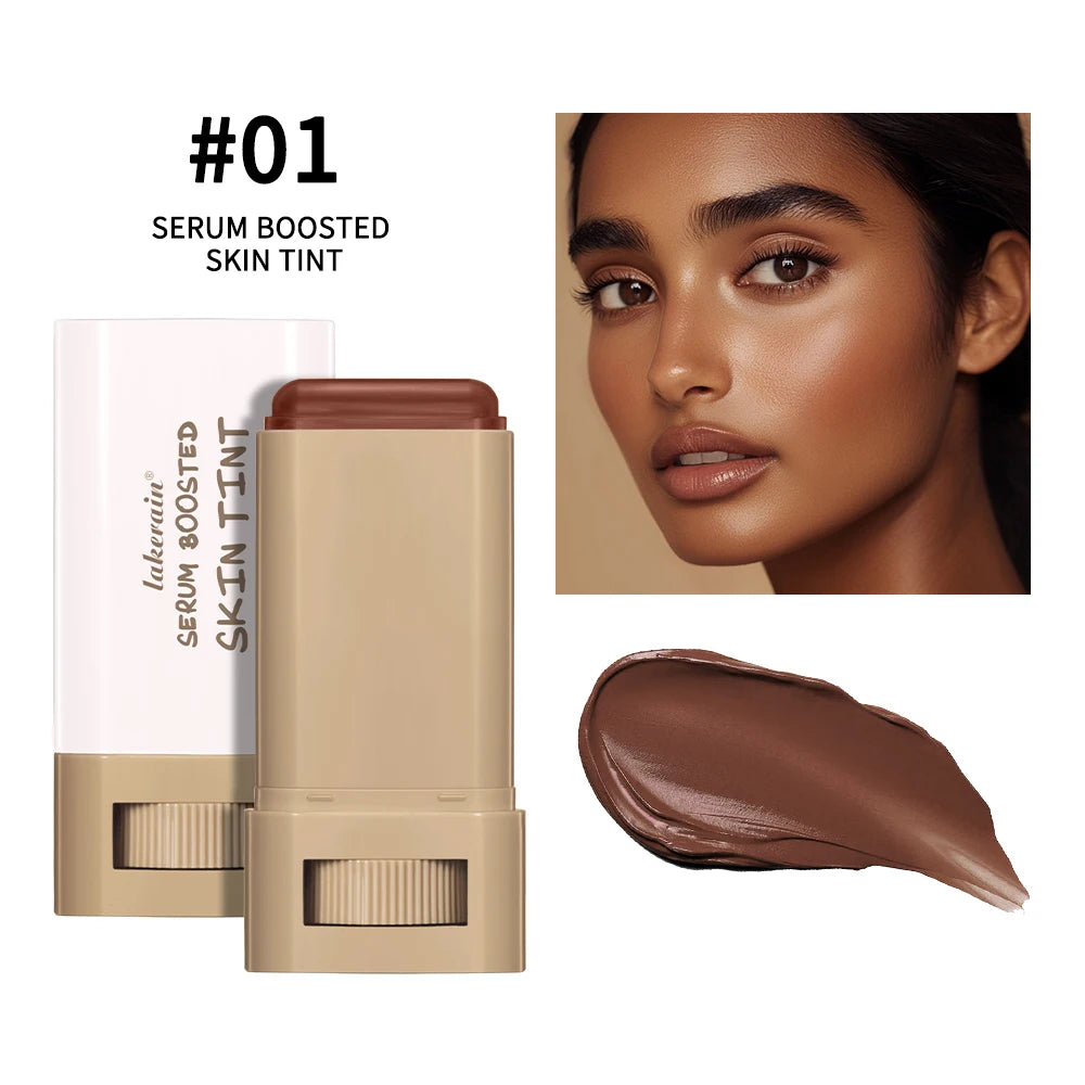Skin Tint Stick Waterproof Nourishing Solid Tinted Serum Foundation Skin Tint Balm Face Tinted Face Stick Makeup