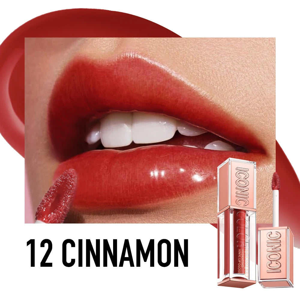Sexy Light Plump Lip Gloss High Shine Moisturizing Nourishing Waterproof Non Sticky Hydrating Vinyl Lipgloss