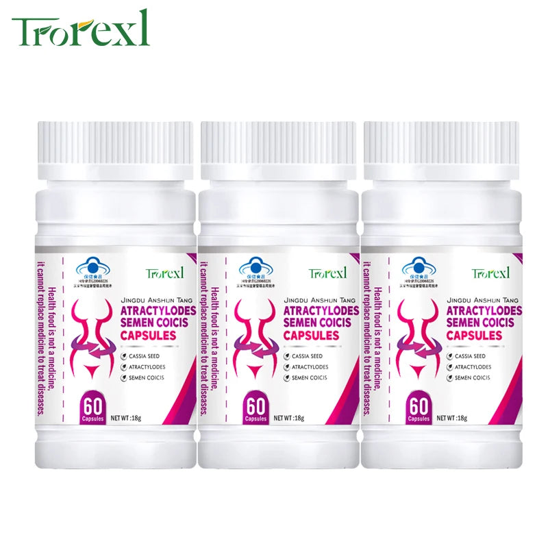 Natural Cassia Seed & Coix seed Pills, Detox Slim, Metabolism Booster, Burn Fat, 100% Herbal, Vegan & NO SIDE EFFECT