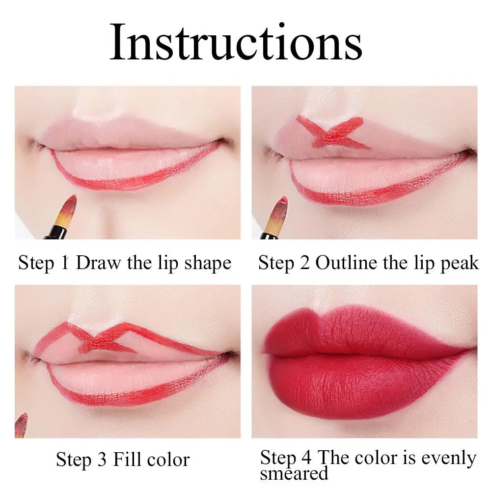 Fashion Lip Brush Makeup Tools Portable Eyeline Brushes Retractable Lipstick Brush With Protect Cap Cosmetic Beauty Tool