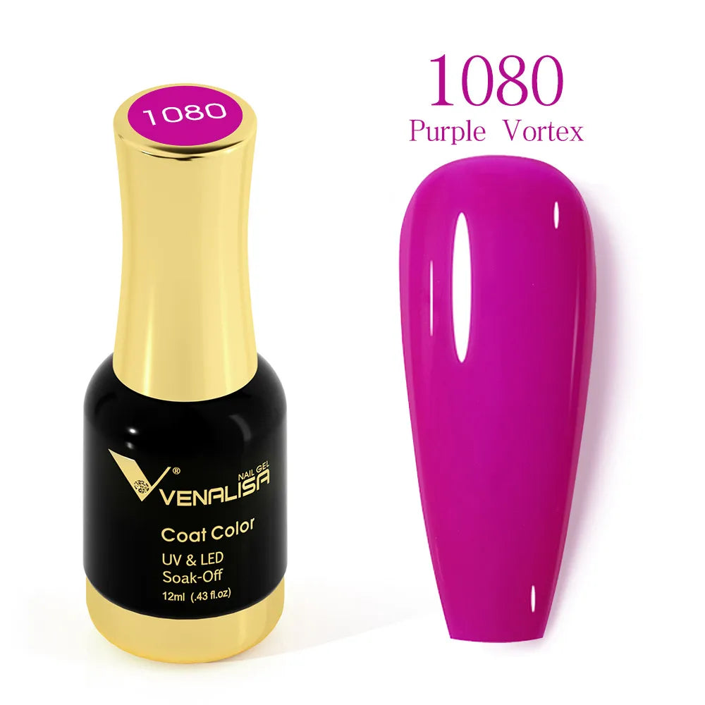 #1004 VENALISA Nail Gel Polish Hema TPO Free Semi Permanent Jelly Nude Pink Color Soak Off UV LED Ultra Diamond Varnish 12ml