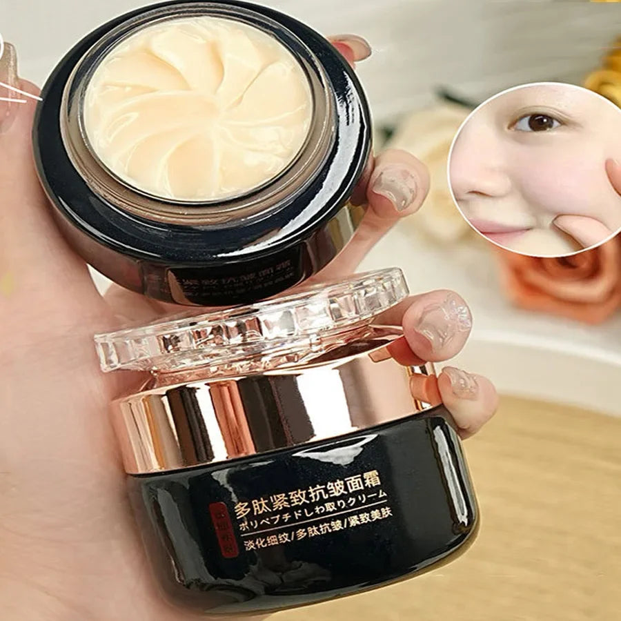 Peptide Anti Wrinkle Firming Cream Fades Fine Lines Brightens Skin Tone Moisturizes Hydrates Improves Dull Skin