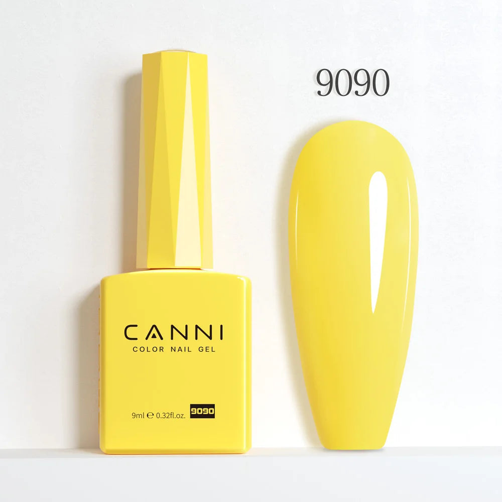 9ml CANNI HEMA/TPO FREE Nude Pink Color Nail Gel Polish Full Coverage Semi Permanent Long Wear Top Coat Venalisa Gel Varnish
