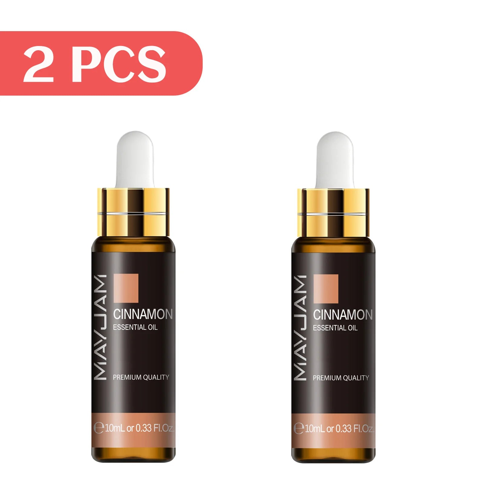 MAYJAM 2pcs Pure Essential Oils with Dropper Sweet Orange Lavender Jasmine Eucalyptus Vanilla Sandalwood Cajeput Vetiver Sage