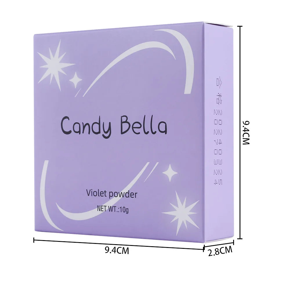 1PC Candy Bella Candy Blue Sky Cloud powder Skin friendly Natural Face Long lasting Powder Cosmetics