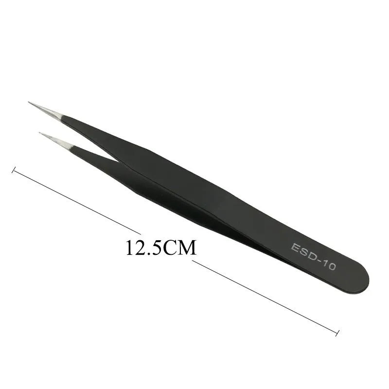 New Tweezers for False Eyelashes Fiber Tip Lash Tweezers Eyelash Extension Fiber Tip Lash Tweezers for Eyelashes JMNZ01