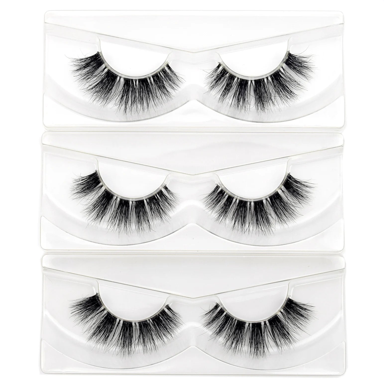 Visofree Eyelashes 3D Mink Lashes Soft Natural Handmade Cruelty Free Mink Eyelashes Lightweight Full Strip Cilios Posticos D23