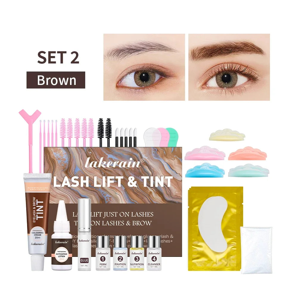 Lash Lift and Tint Kit Professional Eyelash Lifting Calia Perming Lashes Tint Brow Dye Eyes Makeup Tools