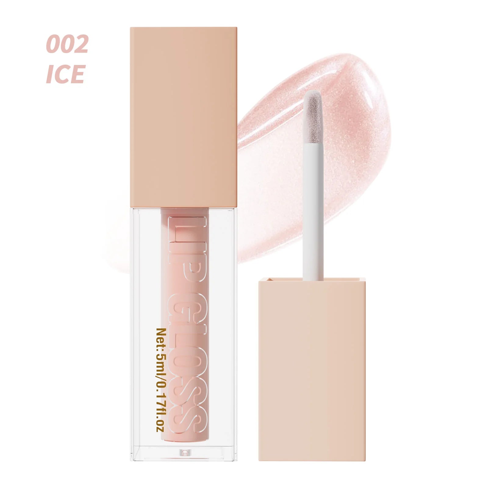 Lip Gloss Long-lasting Moisturizing Easy Halo-dyeing Waterproof Mirror Water Glass Lip Gloss Transparent Color Cosmetics