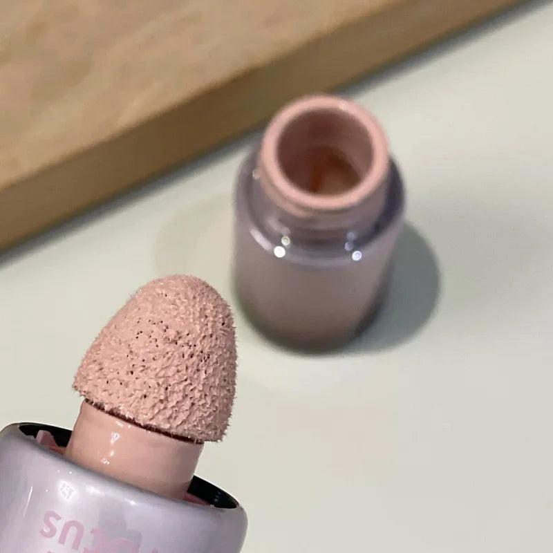 Pinkyfocus Low-Saturation Liquid Blush, Watery Texture That Instantly Transforms into a Matte Finish, Clear and Natural Complexion-Enhancing, Unlocking Everyday Korean-Style Makeup Looks