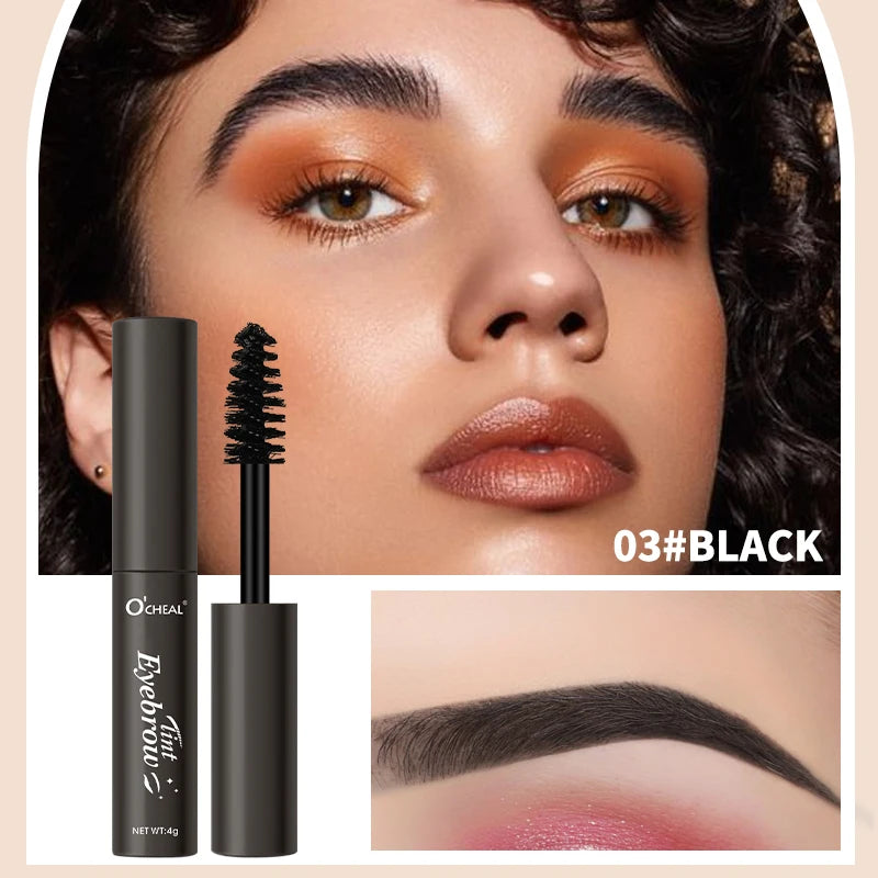 Ocheal Eyebrow Gel 4 Colors Long-lasting Fixed Eyebrow Waterproof Dyeing color Quick-dry Hose Transparent Eyebrow Gel Eye Makeup