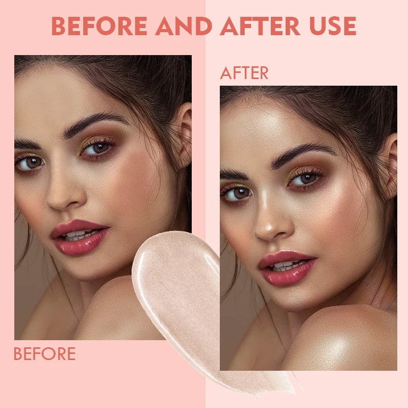 Pudaier liquid highlighter with 8 colors to choose , easy to carry, suitable for holiday dress-up and Valentine's Day date