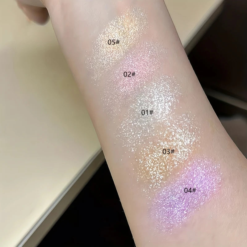 Long-Lasting Glitter Spray - Shimmering Body Spray,Brighten Your Skin Cosmetic,Highlighter Lotion Makeup For Body,Face,Hair,Neck