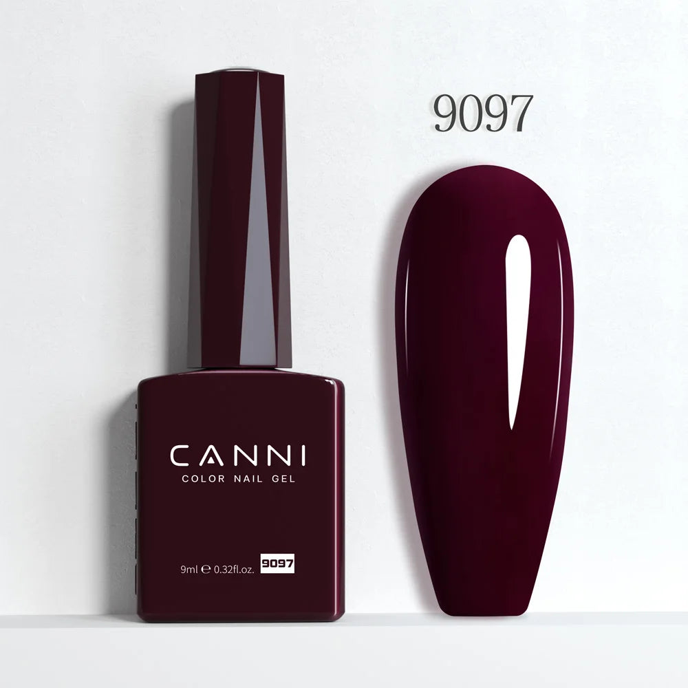 9ml CANNI HEMA/TPO FREE Nude Pink Color Nail Gel Polish Full Coverage Semi Permanent Long Wear Top Coat Venalisa Gel Varnish