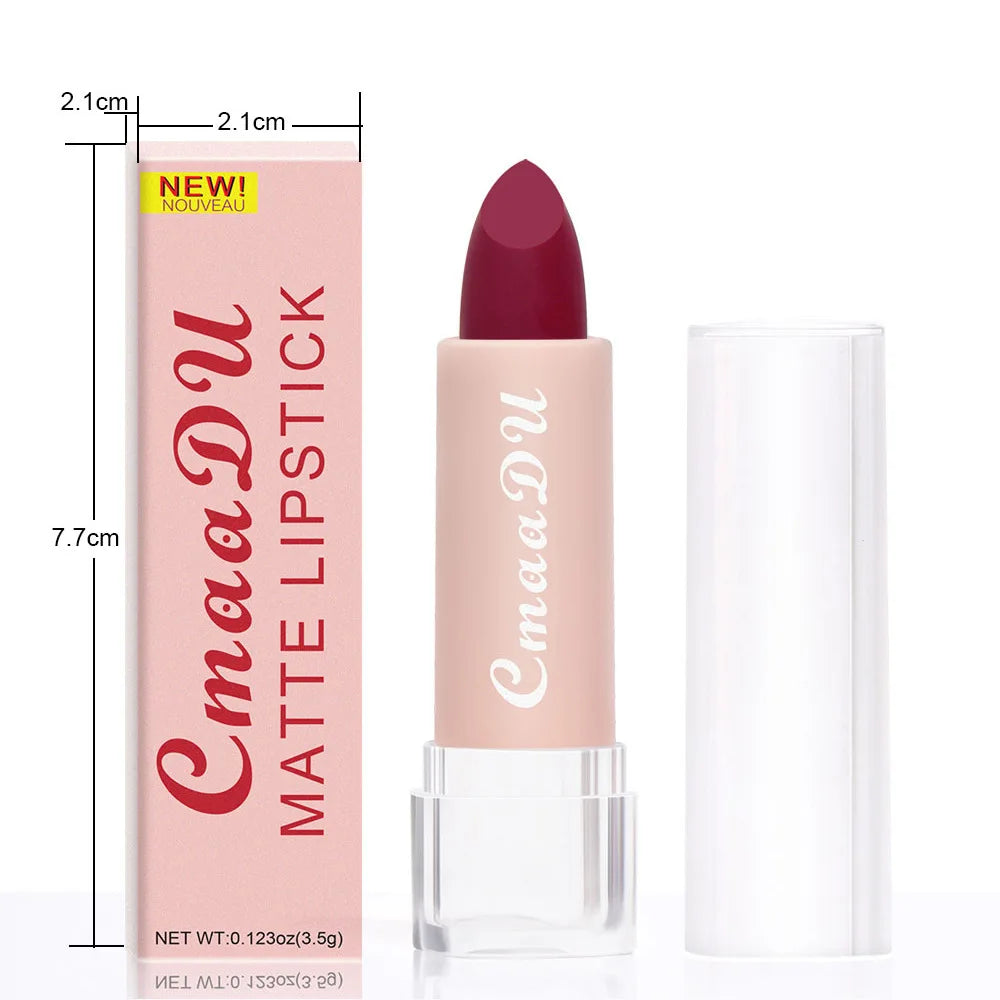 15 Colors Matte Lipstick 24 Hours Water Resistant Lipsticks Lip tint korean Makeup For Women Beauty Lip Stain Cheap Small Makeup