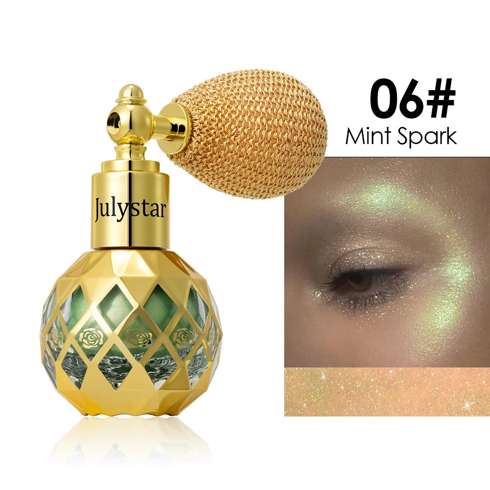 Multi-Color Highlighter Shimmer Spray Powder Body Brightening Glitter Face Makeup Airbag Spray Bottle