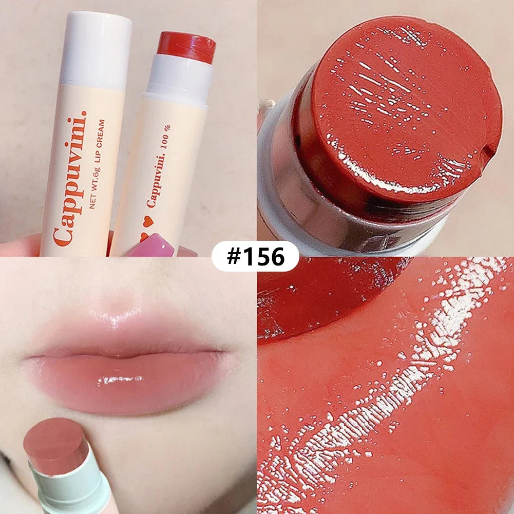 2-in-1 Lipstick Lip Balm 3 Colors Nourishing Moisturizing Lasting Lip Care Makeup